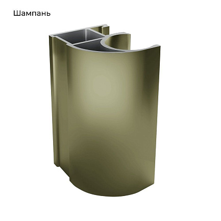 ЭКО-Лайт Мат.шампань Вертикаль С-образная 5,4м