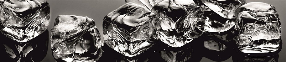 Панель высокогл. STEKLU-NET 6х2800х600 Кубики льда