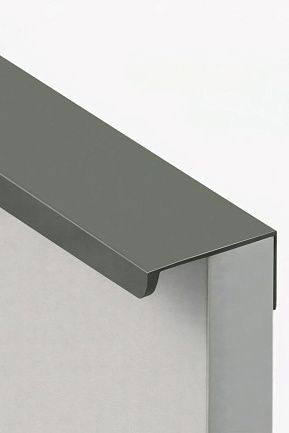 Ручка торцевая GRANDIS L1  100мм,  мат.графит
