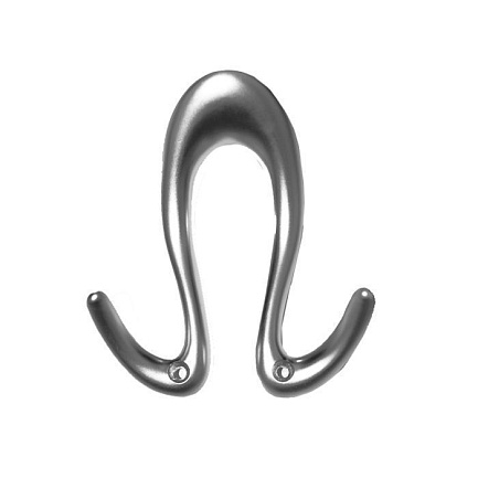 Крючок 3-рожковый №513 матовый хром HARDI   #Распродажа#