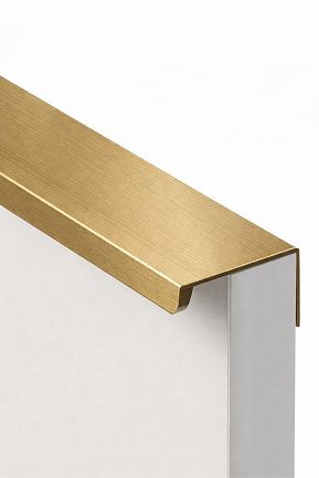 Ручка торцевая GRANDIS L1 1000мм, браш латунь