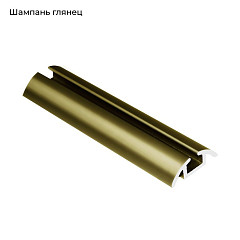ПРЕМИУМ глянц.шампань Трек одинарный нижний