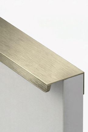 Ручка торцевая GRANDIS L1  100мм, браш мартини