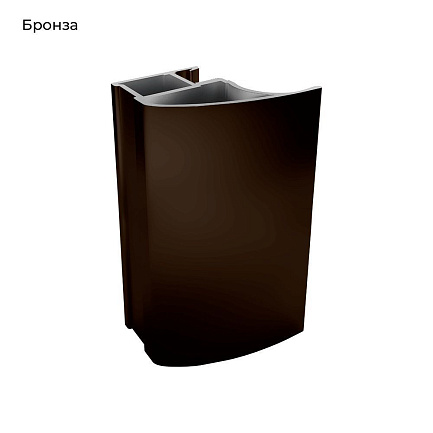 ПРЕМИУМ мат.бронза Вертикаль СL-образная 5,4м