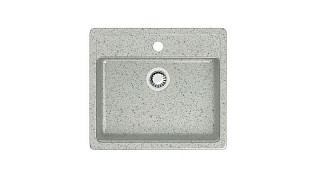 Мойка 09/Q10(570х505х200+сифон) св.серый
