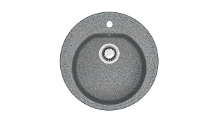 Мойка 03/Q8 (510х510х191+сифон) тем.серый
