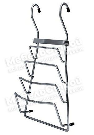 Держатель 4-х крышек вертикальный хром 210*110*370