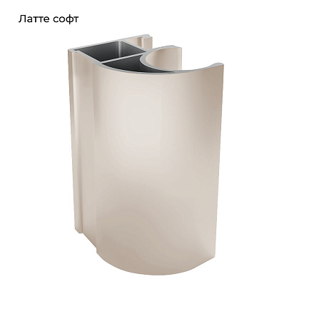 ЭКО-Лайт Латте софт матовый Вертикаль С-образная 5,4м