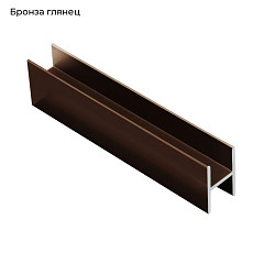 ЭКО-Лайт Гл.бронза Разделитель 19мм 5,9м