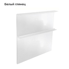 ЭКО-Лайт Глянец белый Обналичка трека подвесной двери