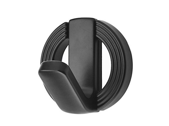 Крючок однорожковый К5959MBK матовый черный