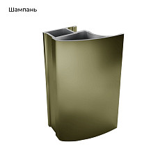 ПРЕМИУМ мат.шампань Вертикаль СL-образная 5,4м
