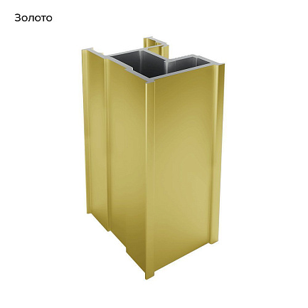 ПРЕМИУМ мат.золото Ж Вертикаль RН-образная  под кромку 5,4м