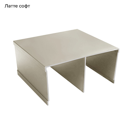 ЭКО-Лайт Латте софт матовый Трек двойной верхний 5,9м