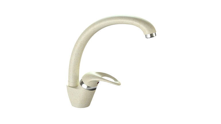 Смеситель 003/Q2  матовый (бежевый)