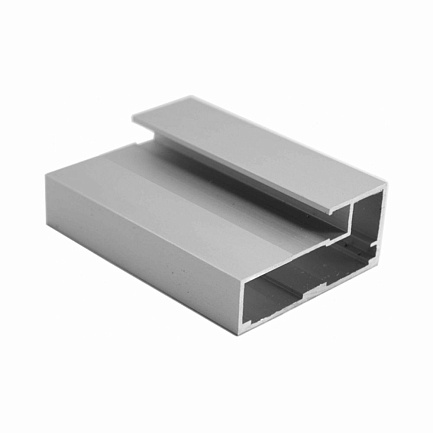 Фасадный профиль ЭКО-Лайт J-20 мат.серебро 5,4м