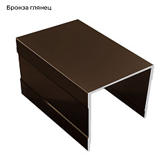 ПРЕМИУМ глянц.бронза Трек одинарный верхний