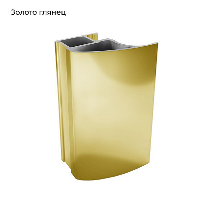 ПРЕМИУМ глянц.золото Вертикаль СL-образная (5,4м)