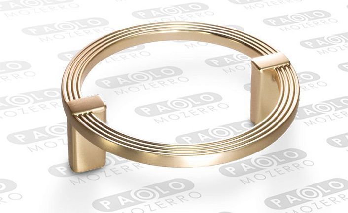 Ручка-скоба LS2470- 64/82 мм, брашированное золото