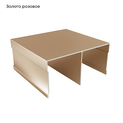 НЕО-Лайт мат.золото РОЗ Трек двойной верхний 5,4
