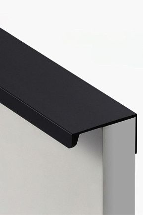 Ручка торцевая GRANDIS L1  200мм,  мат.черный
