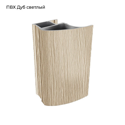 ПВХ ЭКЛ Дуб светлый Вертикаль СL-образная 5,4м