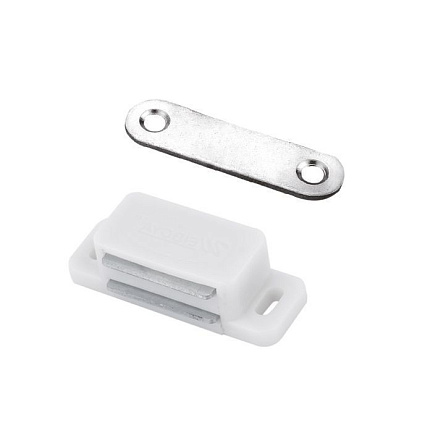 Магнит мебельный малый белый 