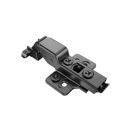 02 Петля полунакладная 3D HARDI Evenness с доводчиком для алюм. профиля ,черный никель