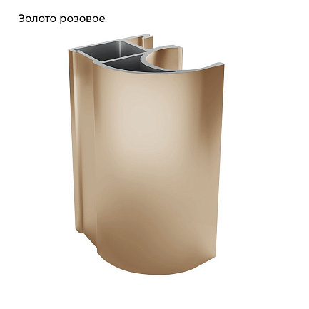 ЭКО-Лайт Мат.золото роз. Вертикаль С-образная 5,4м