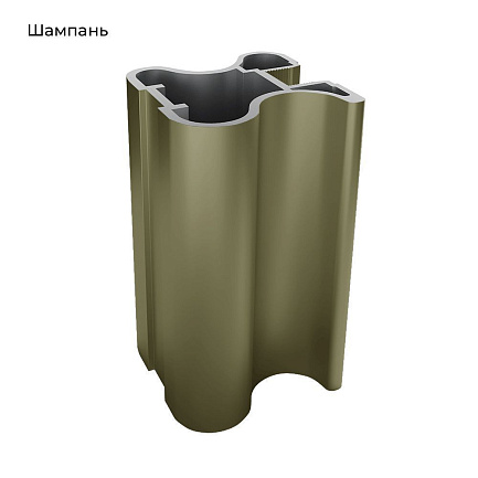 ПРЕМИУМ мат.шампань Вертикаль 2Н-образная 5,4м