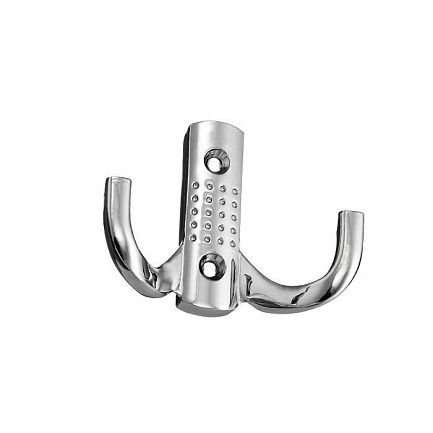 Крючок 2-рожковый №11 никель